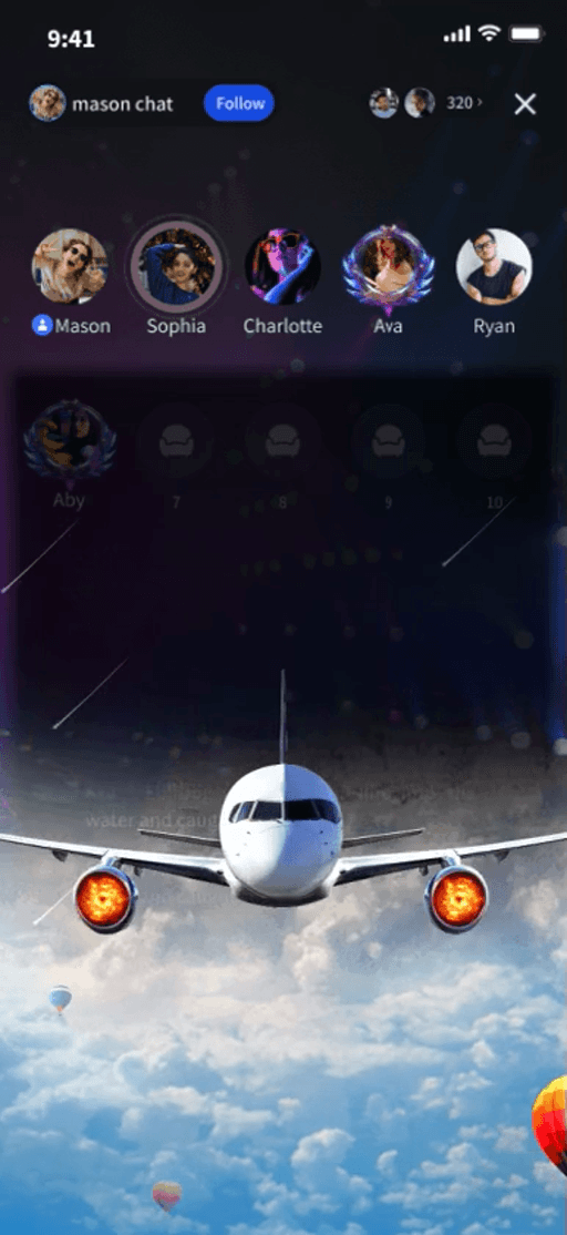 Fantasy Airplane Flight