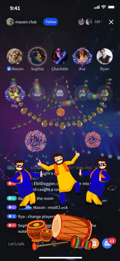 Festive Drum Dance
