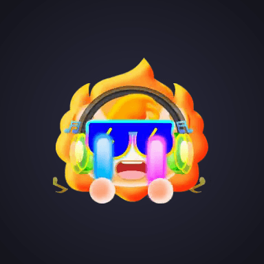 Fiery DJ Emoji