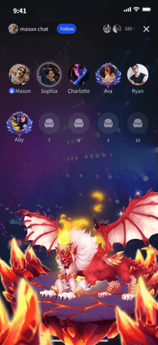 Fiery Red Dragon