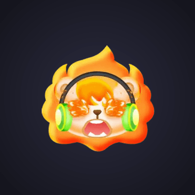 Fiery Headphone Bear