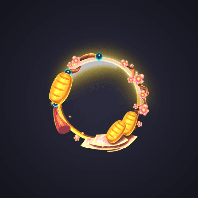 Golden Lantern Frame