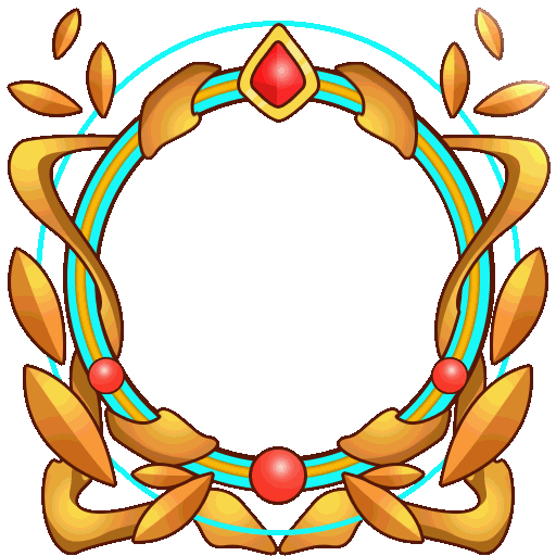 Golden Laurel Wreath Frame