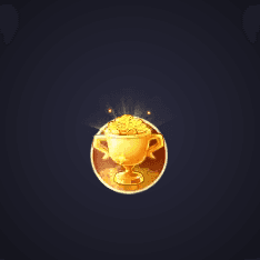 Golden Trophy Level Badge
