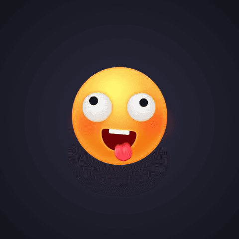 Goofy Tongue Emoji