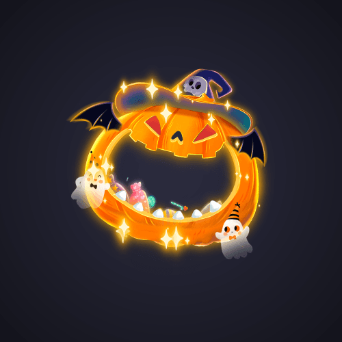 Halloween Candy Frame