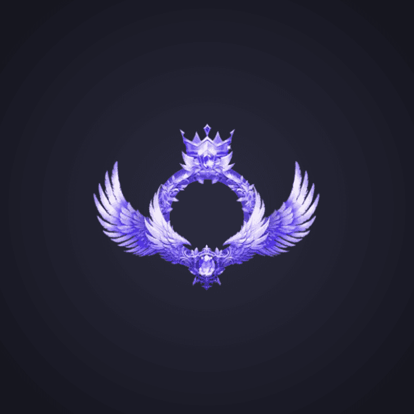 Icy Blue Winged Crown