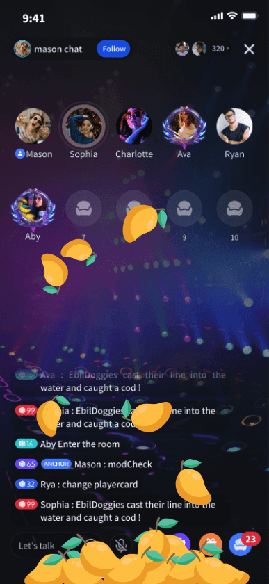 Golden Mango Shower