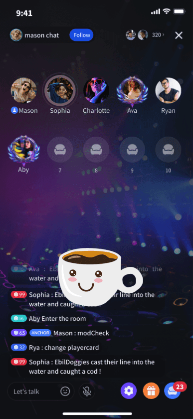 Smiling Coffee Cup