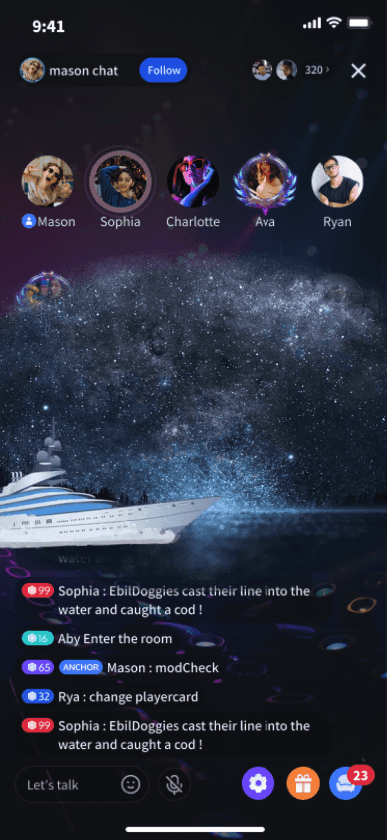 Luxury Yacht Fireworks