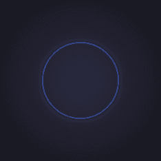 Minimal Blue Glow Frame