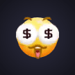 Money Eyes Emoji Dollar