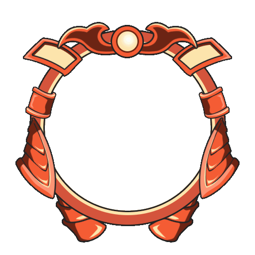 Ornate Red Frame