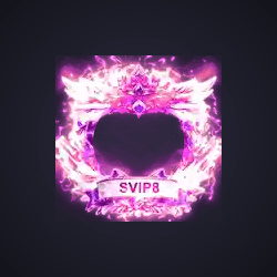 Pink Flaming Wings Frame