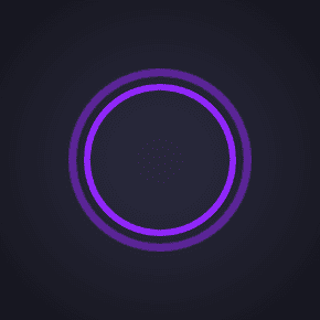 Pulsing Purple Ring Frame