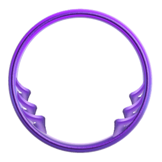 Purple Cookie Cutter Frame