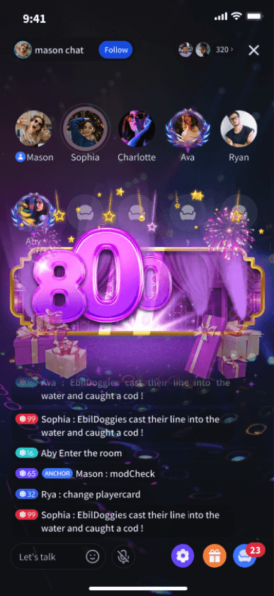 Purple Number Celebration