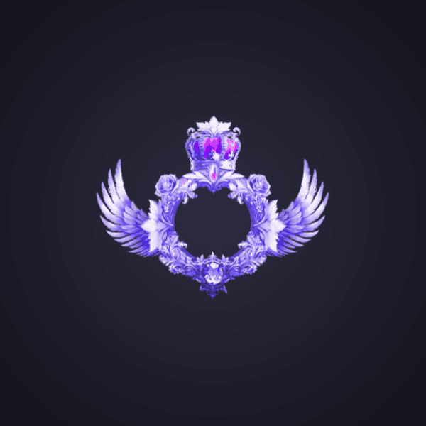 Purple Winged Crown