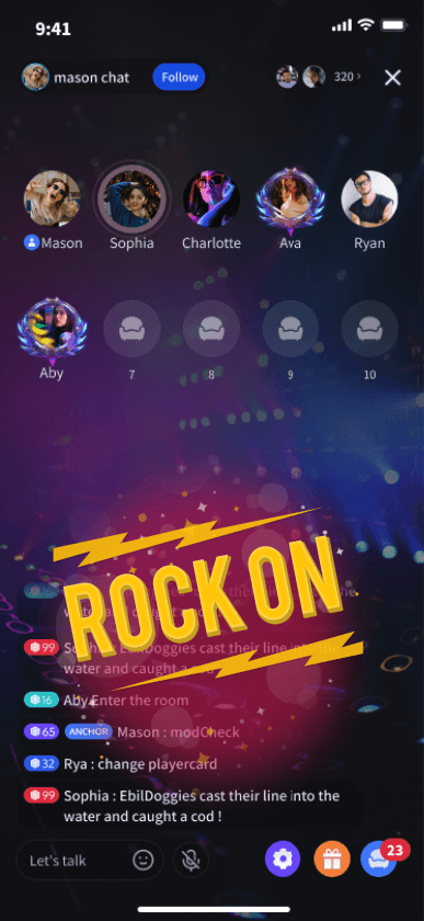Cool Blue Rocker