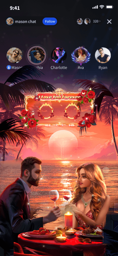 Romantic Love Scenes