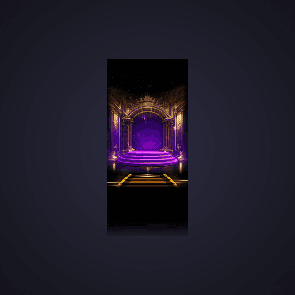 Royal Purple Throne