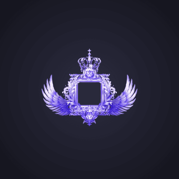 Royal Purple Winged Badge
