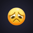 Sad Yellow Emoji