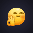 Smiling Face Ok Gesture