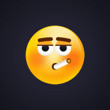 Smoky Tired Emoji