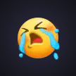 Sobbing Blue Tears Emoji