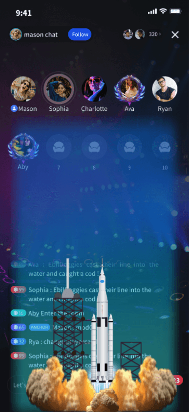 Space Rocket Chat