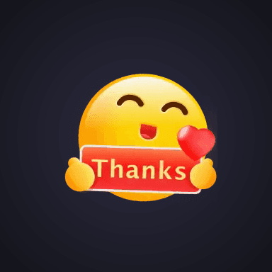 Thankful Smiling Emoji