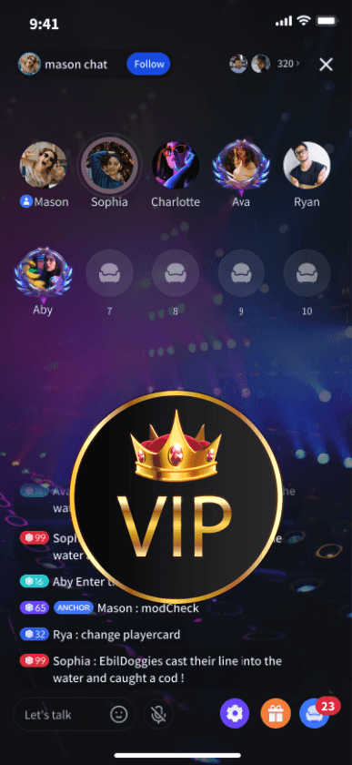 Golden VIP Crown