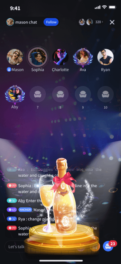 Golden Champagne Celebration