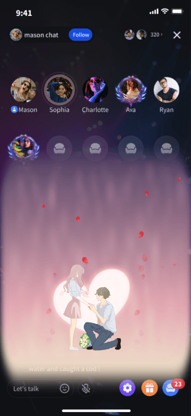 Romantic Proposal Scene