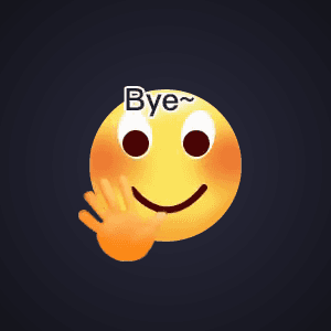 Waving Smile Emoji