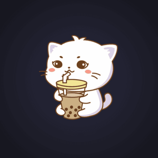 White Cat Bubble Tea