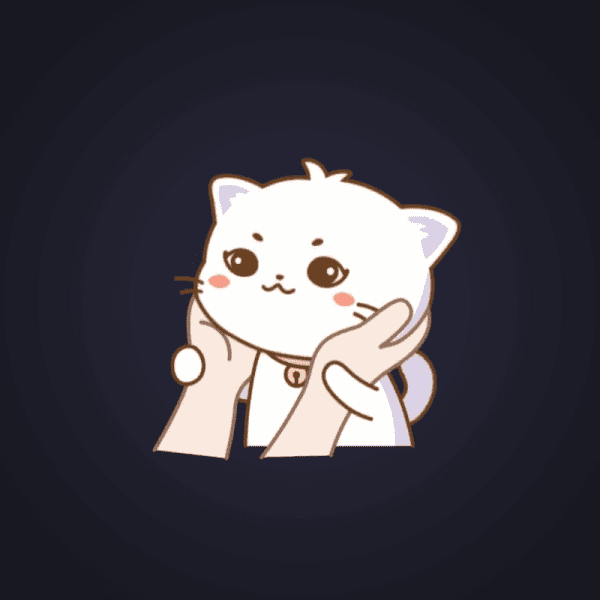 White Cat Cuddle