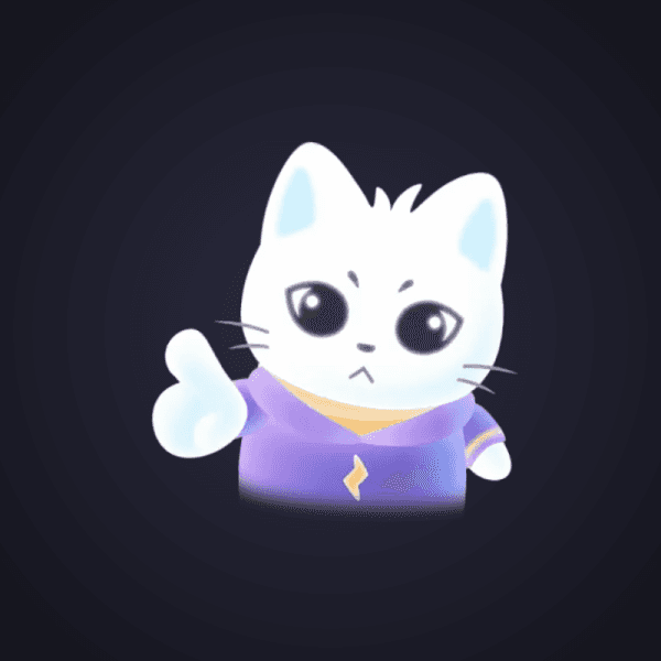 White Cat Disapproval