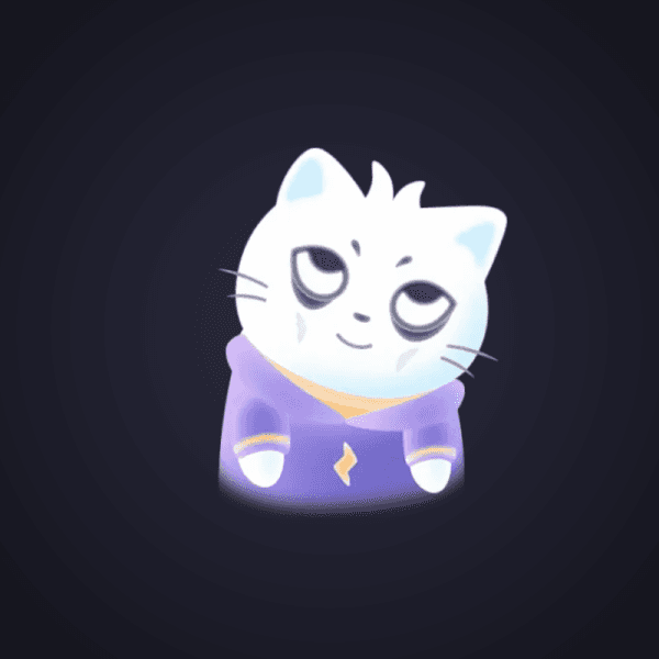 White Cat Hoodie