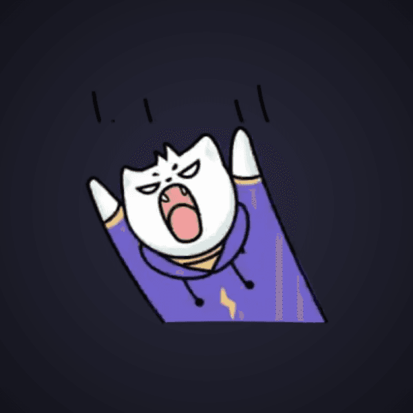 White Cat Yelling