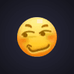Wry Smile Emoji