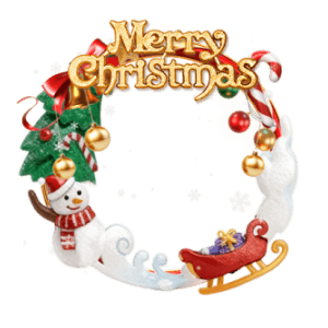 Christmas Wreath Decor Frame