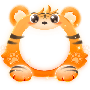 Cute Tiger Frame
